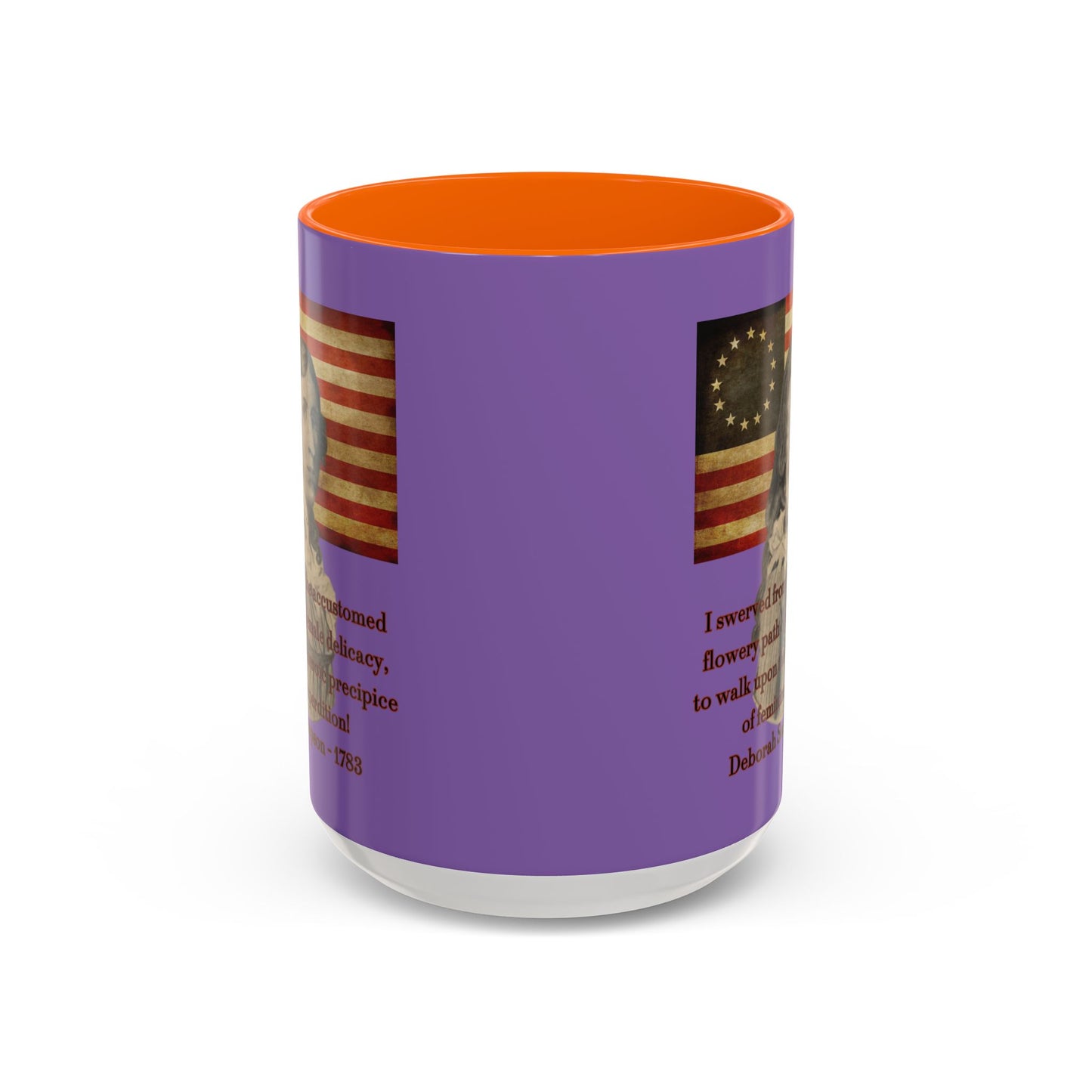 Deborah Sampson, America's Mulan Light Purple Accent Mug by theGreenDragonTavern.shop