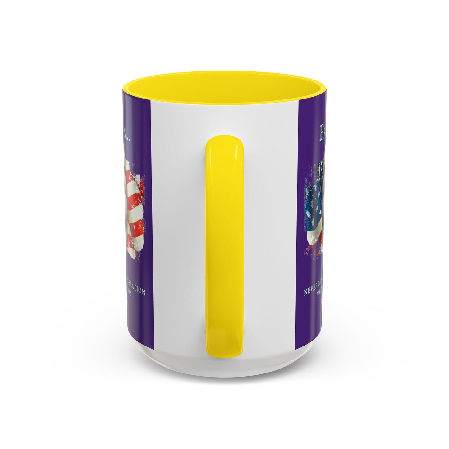 Ronald Reagan Freedom Vendetta Purple Accent Mug by theGreenDragonTavern.shop