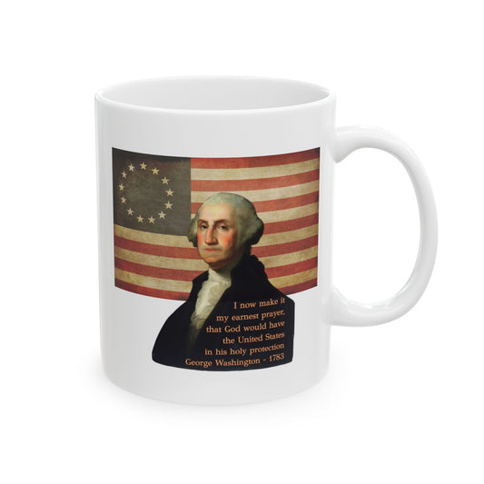Washington's Earnest Prayer White Mug by theGreenDragonTavern.shop