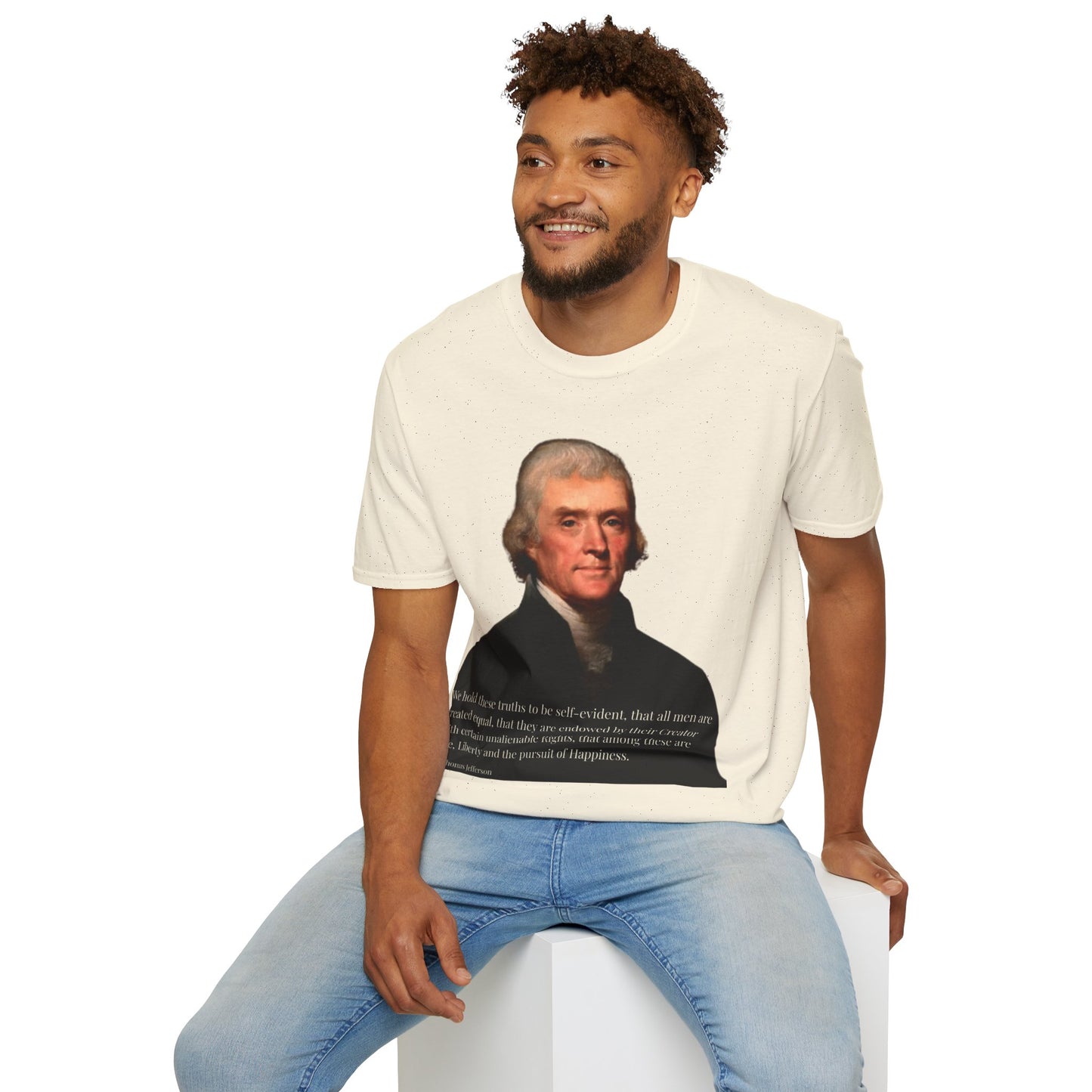 We hold these truths to be self-evident Light colors Unisex T-Shirt by theGreenDragonTavern.shop