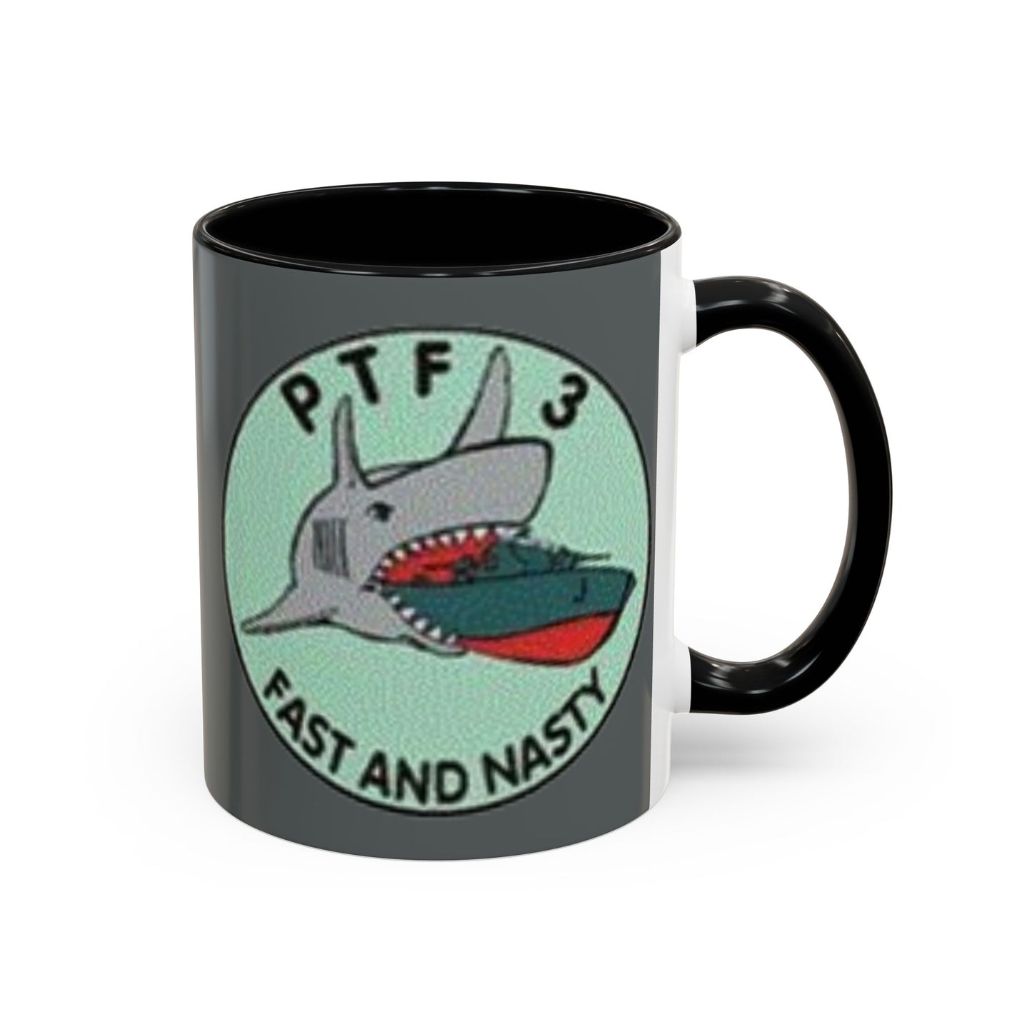DNASM PTF-3 Grey Accent Mug by theGreenDragonTavern.shop