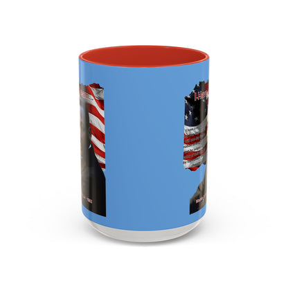 "I Have a Dream" MLKJr Blue Accent Mug by theGreenDragonTavern.shop