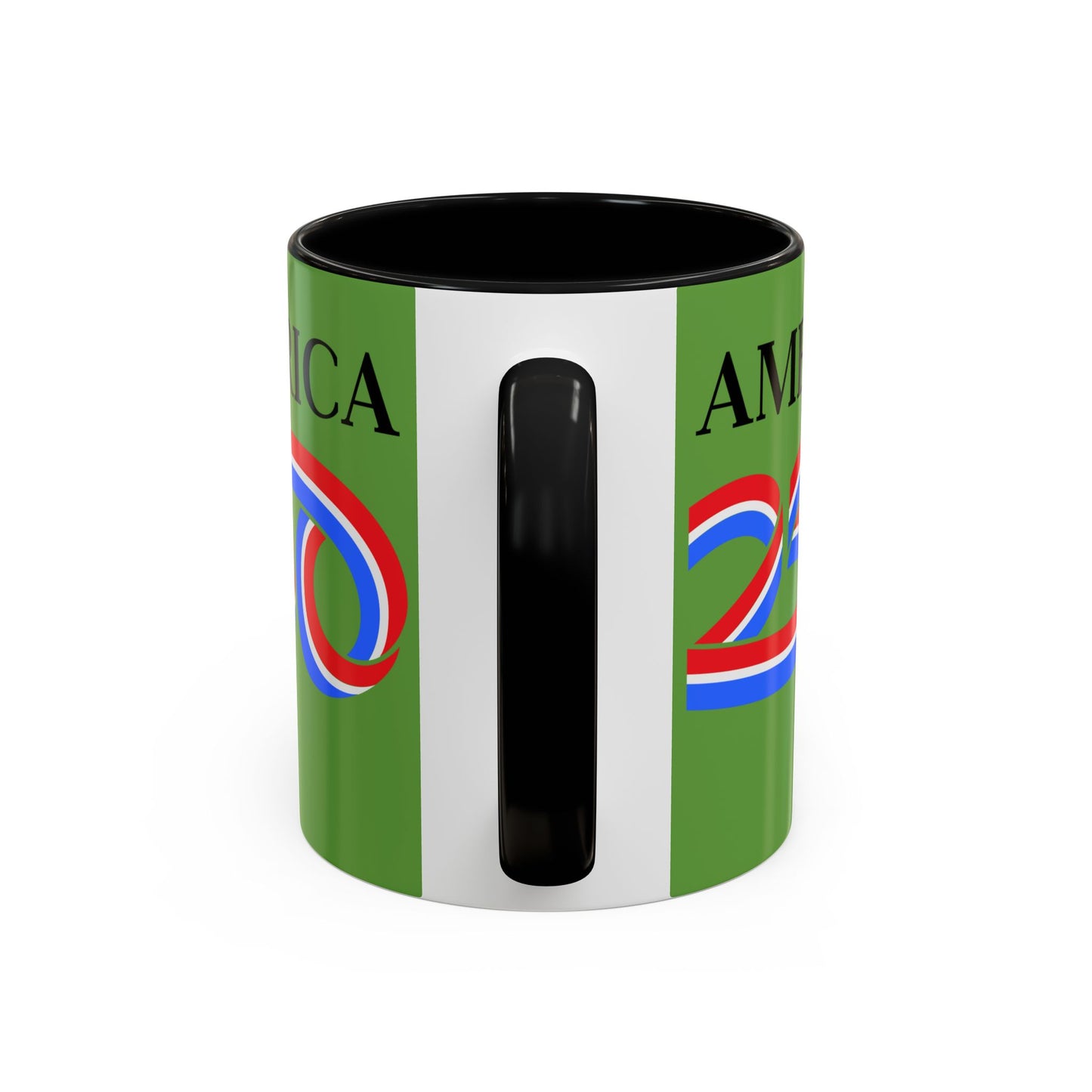 America 250 Green Accent Mug by theGreenDragonTavern.shop