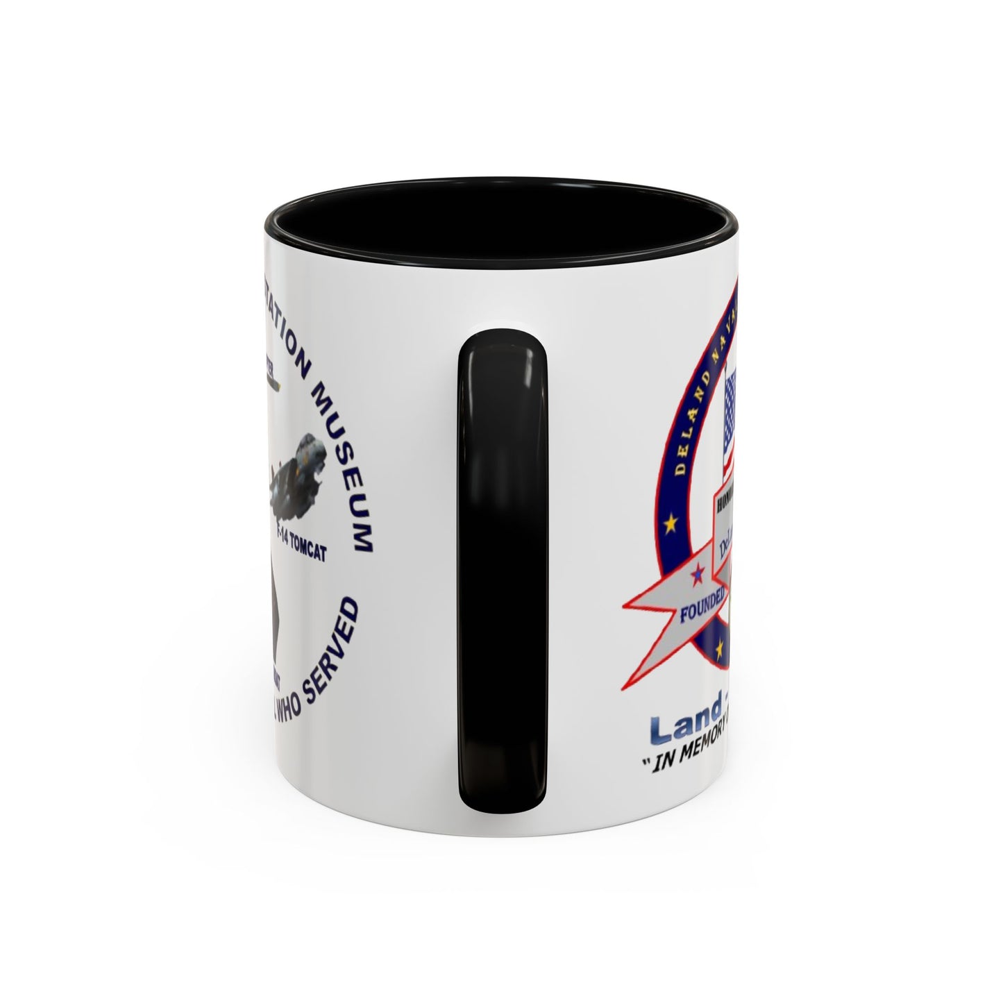 DNASM 2-sided, Founding & Student Art White Accent Mug by theGreenDragonTavern.shop