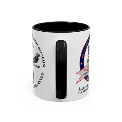 DNASM 2-sided, Founding & Student Art White Accent Mug by theGreenDragonTavern.shop