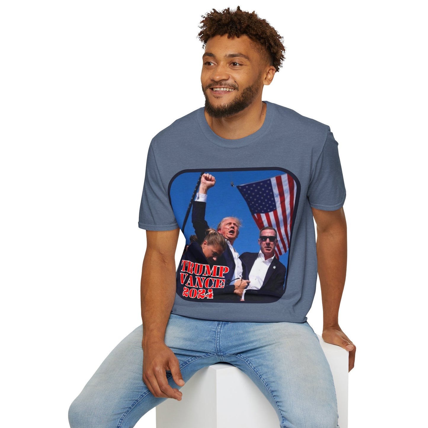 Trump and Vance 2024 Dark colors Unisex T-Shirt by theGreenDragonTavern.shop