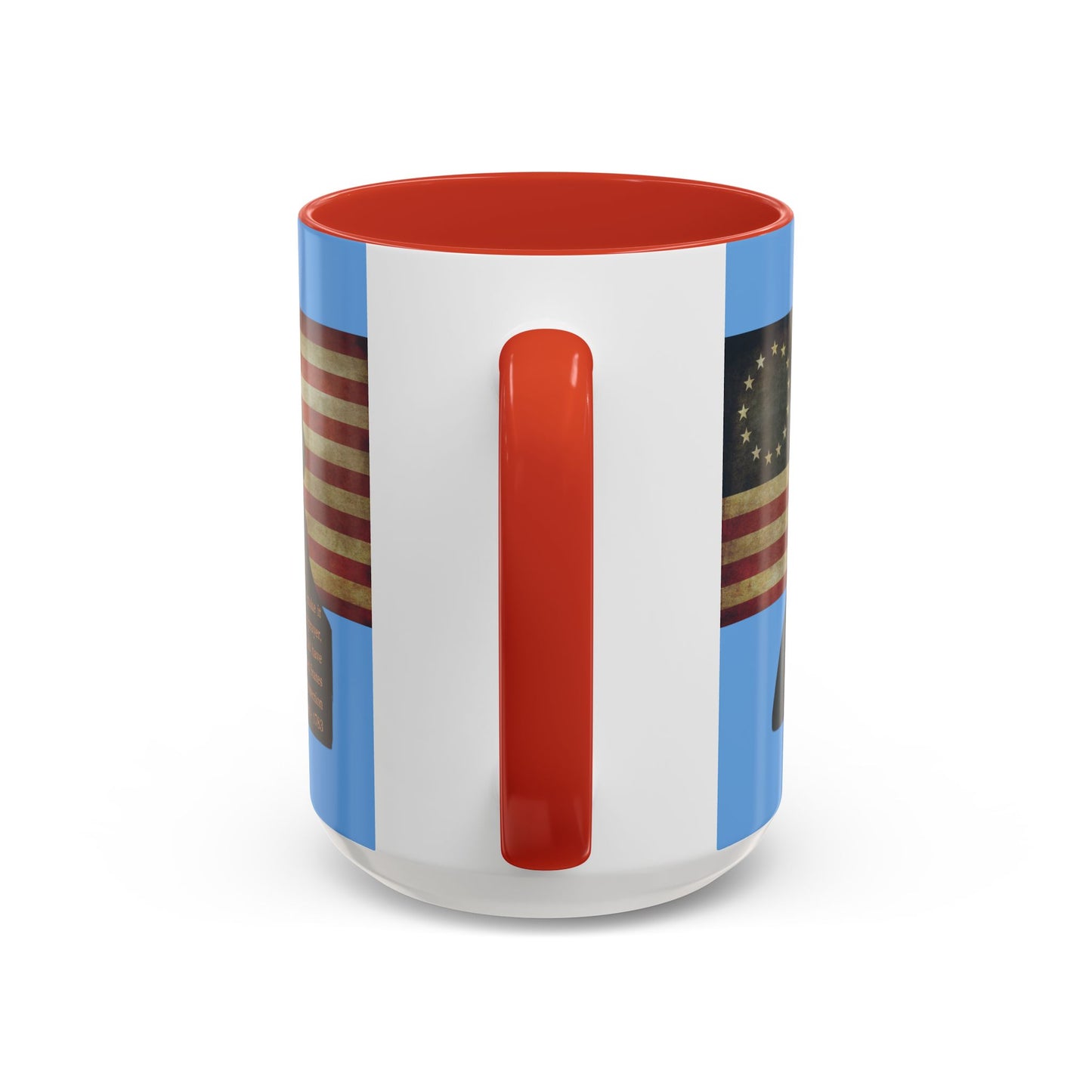 Washington's Earnest Prayer Light Blue Accent Mug by theGreenDragonTavern.shop