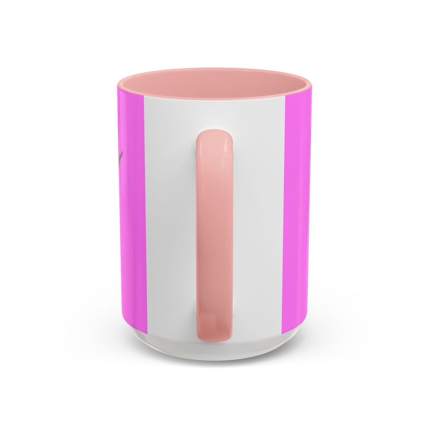 Hula Girl Packin' Heat Pink Accent Mug by theGreenDragonTavern.shop