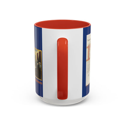 Declaration of Independence Dark Blue Accent Mug by theGreenDragonTavern.shop