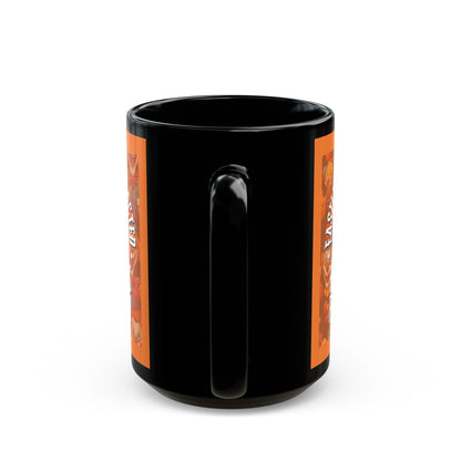 Easily Distracted by Heinous Fuckery Little Jinx Orange Mug by theGreenDragonTavern.shop