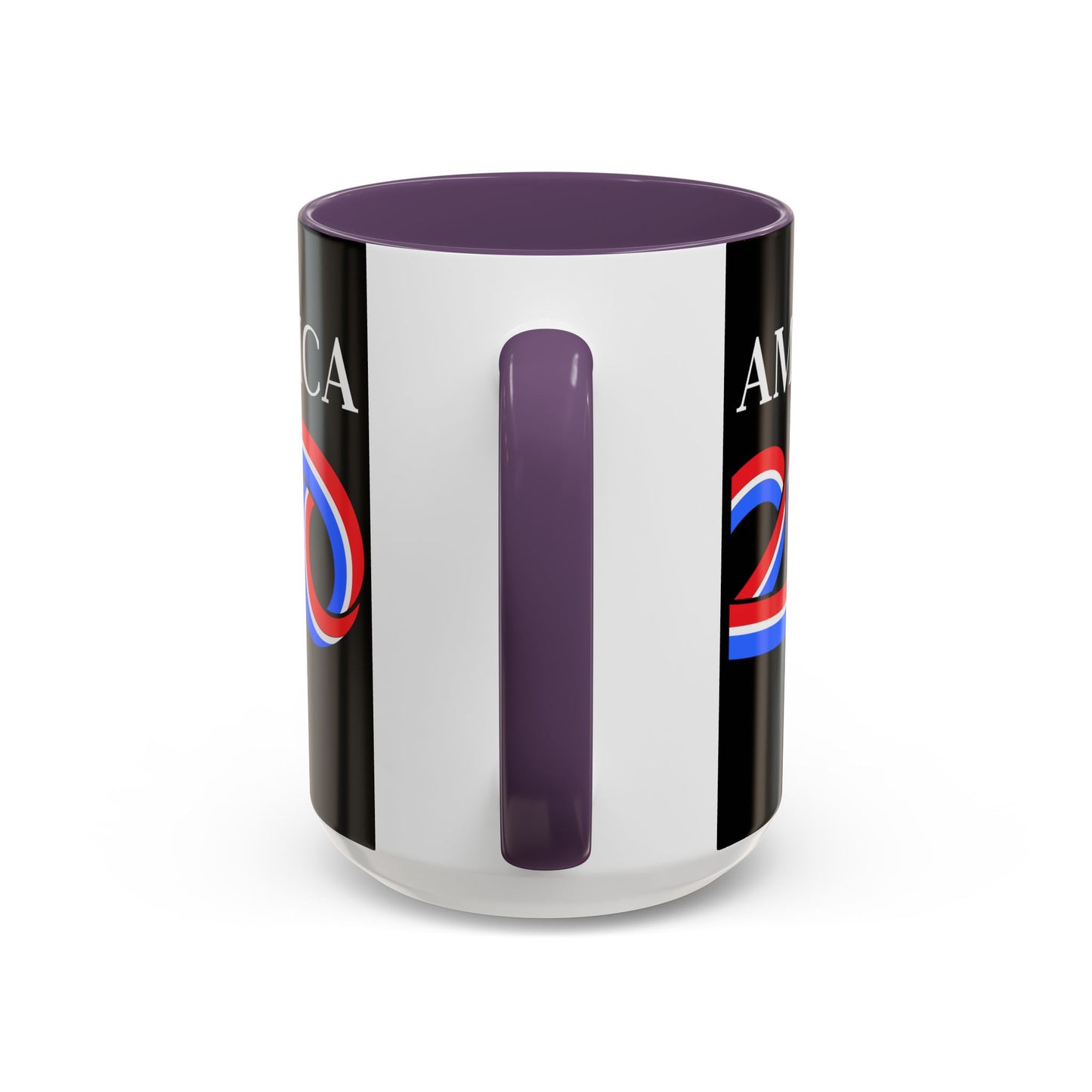America 250 Black Accent Mug by theGreenDragonTavern.shop