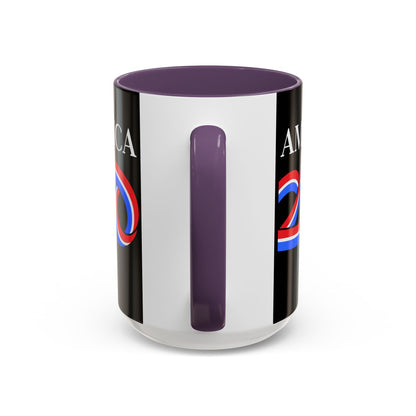 America 250 Black Accent Mug by theGreenDragonTavern.shop