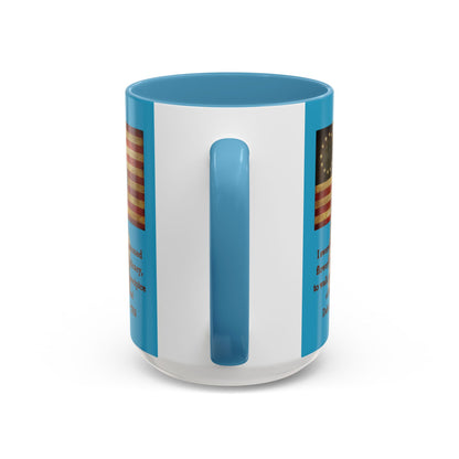 Deborah Sampson, America's Mulan Turquoise Accent Mug by theGreenDragonTavern.shop