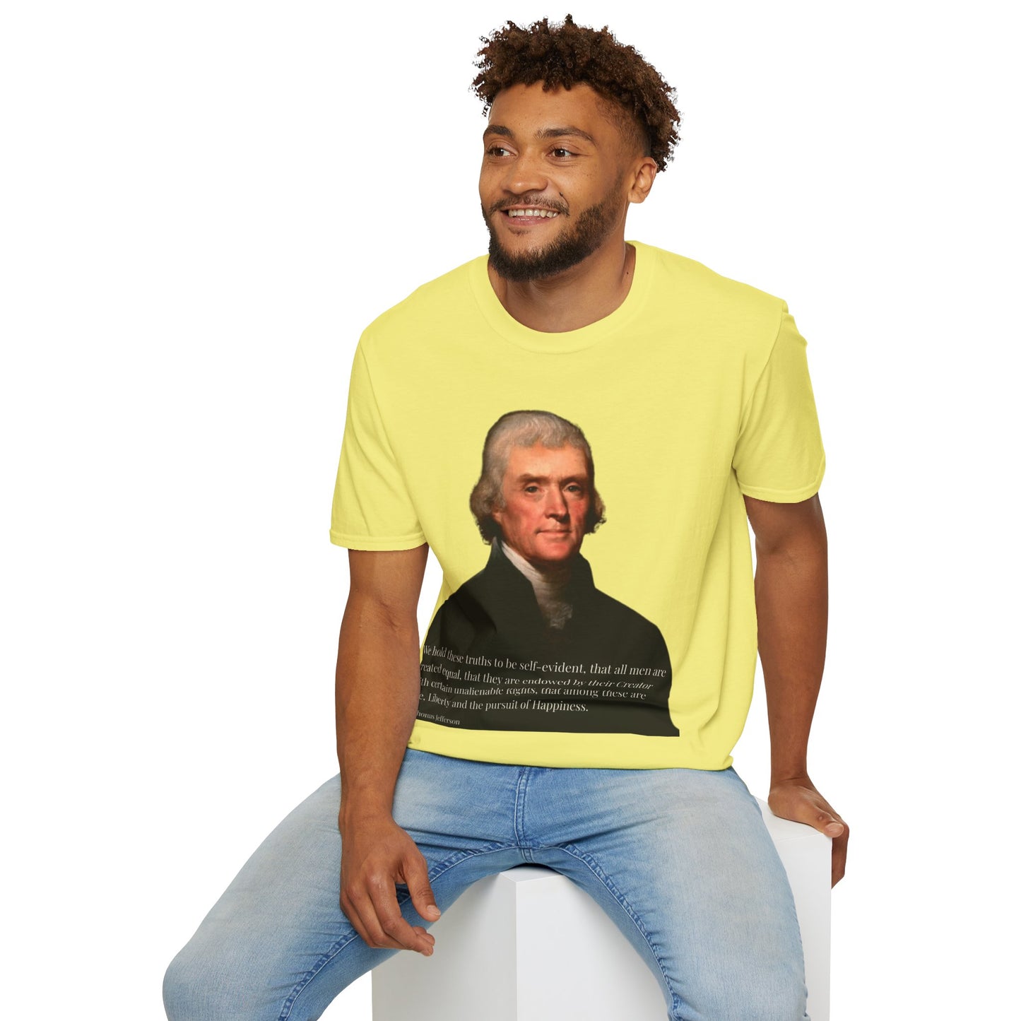 We hold these truths to be self-evident Light colors Unisex T-Shirt by theGreenDragonTavern.shop