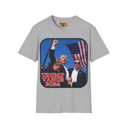 Trump and Vance 2024 Light colors Unisex T-Shirt by theGreenDragonTavern.shop