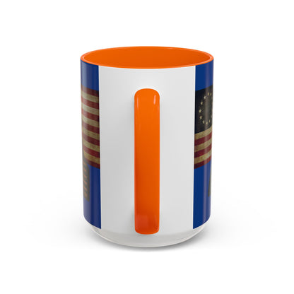 Washington's Earnest Prayer Dark Blue Accent Mug by theGreenDragonTavern.shop