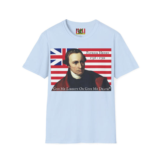 Patrick Henry Light colors Unisex T-Shirt by theGreenDragonTavern.shop