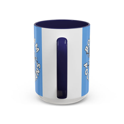 Bodycam the Politicians Drone Light Blue Accent Mug by theGreenDragonTavern.shop