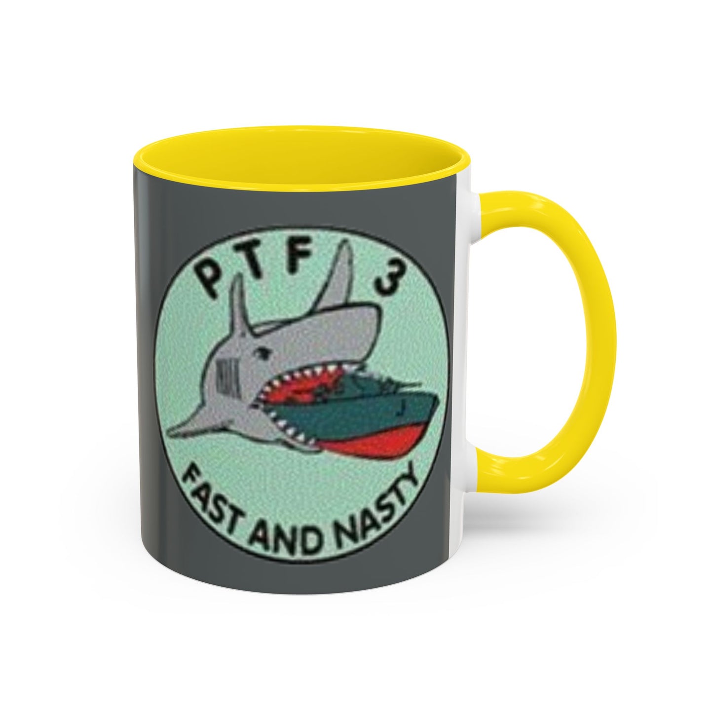 DNASM PTF-3 Grey Accent Mug by theGreenDragonTavern.shop
