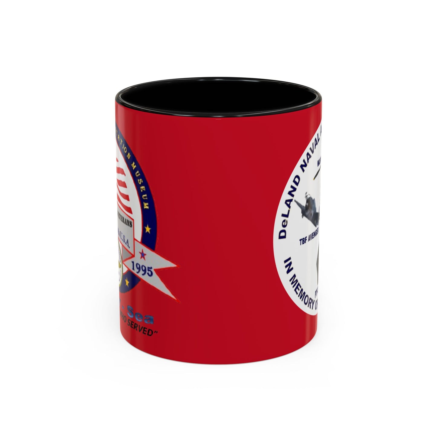 DNASM 2-sided, Founding & Student Art w/WhiteBG Red Accent Mug by theGreenDragonTavern.shop
