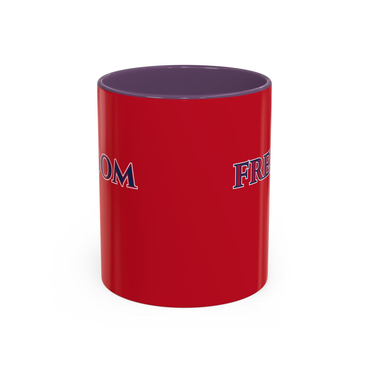 Freedom, Red Accent Mug by theGreenDragonTavern.shop