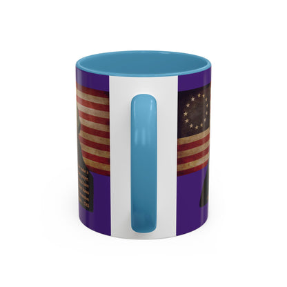 Washington's Earnest Prayer Purple Accent Mug by theGreenDragonTavern.shop