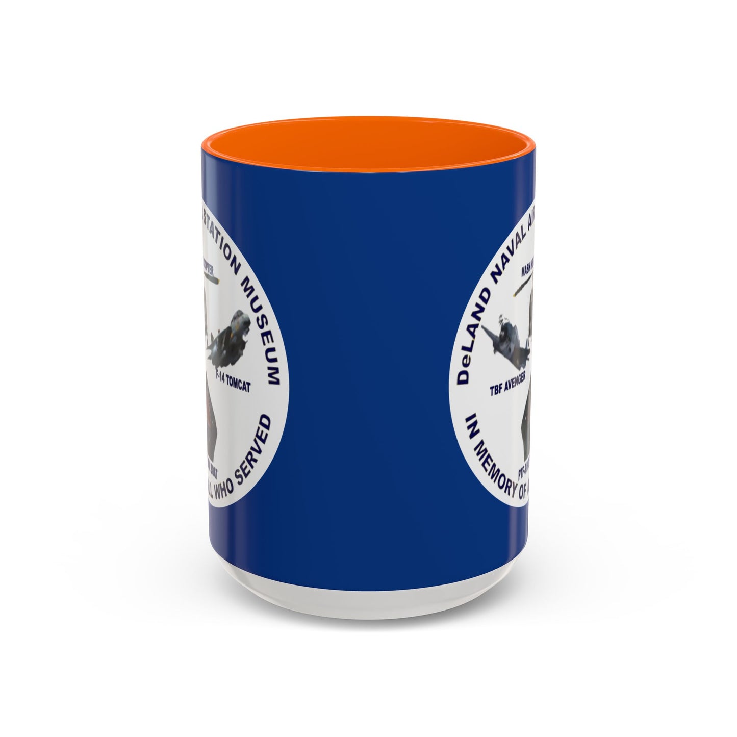 DNASM Student Art Blue Accent Mug by theGreenDragonTavern.shop