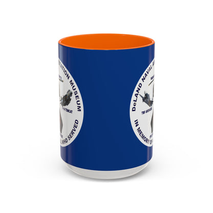 DNASM Student Art Blue Accent Mug by theGreenDragonTavern.shop