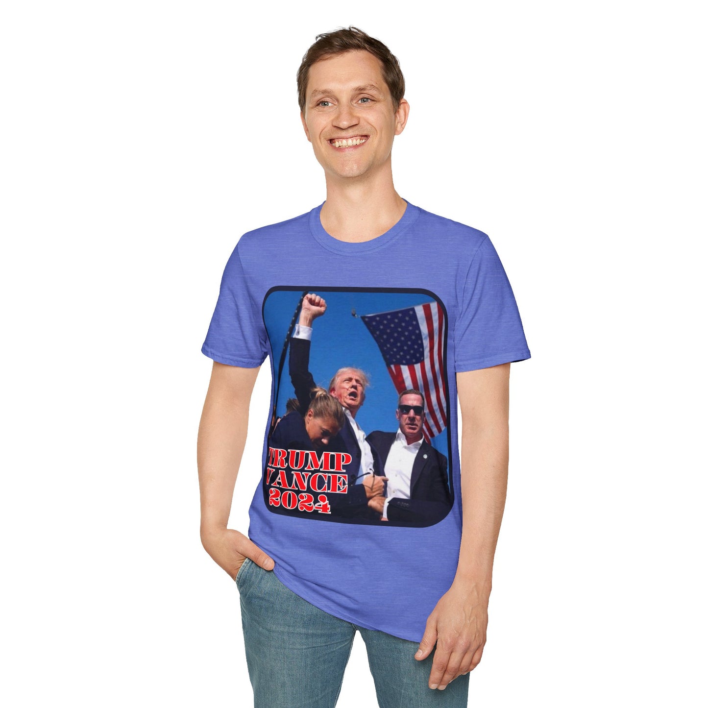 Trump and Vance 2024 LTcolors Unisex T-Shirt by theGreenDragonTavern.shop