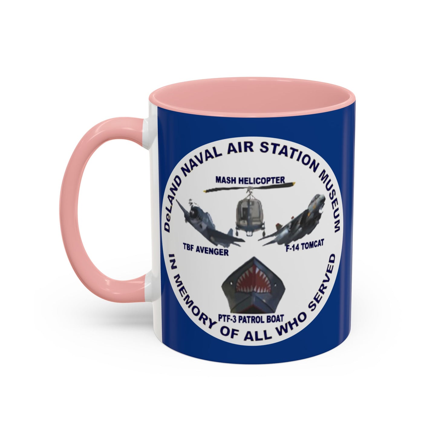 DNASM Student Art Blue Accent Mug by theGreenDragonTavern.shop