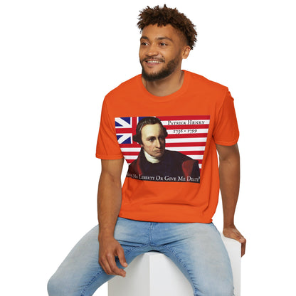 Patrick Henry Light colors Unisex T-Shirt by theGreenDragonTavern.shop