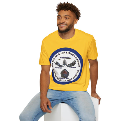 DNASM Student Art Navy Frame Lighter colors Unisex T-Shirt by theGreenDragonTavern.shop