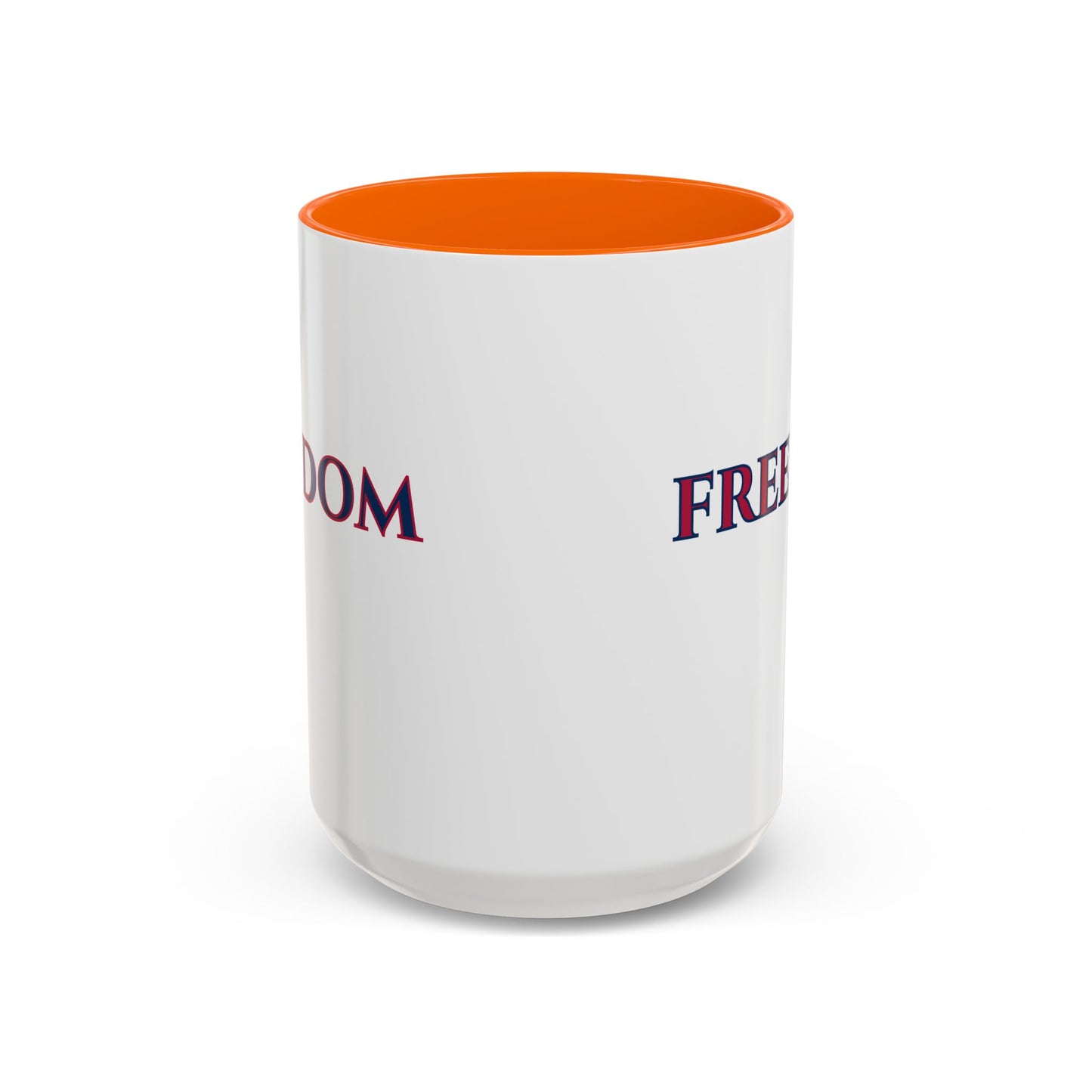Freedom, White Accent Mug by theGreenDragonTavern.shop