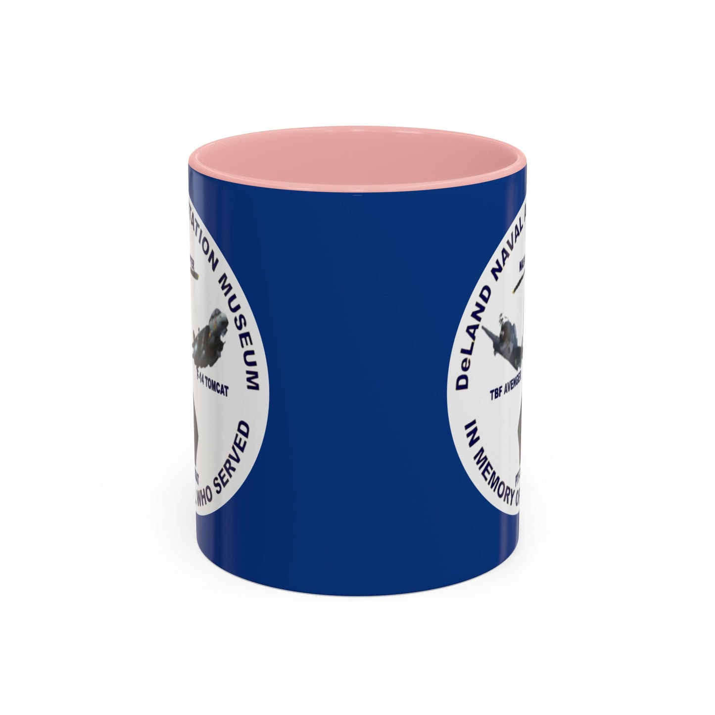 DNASM Student Art Blue Accent Mug by theGreenDragonTavern.shop