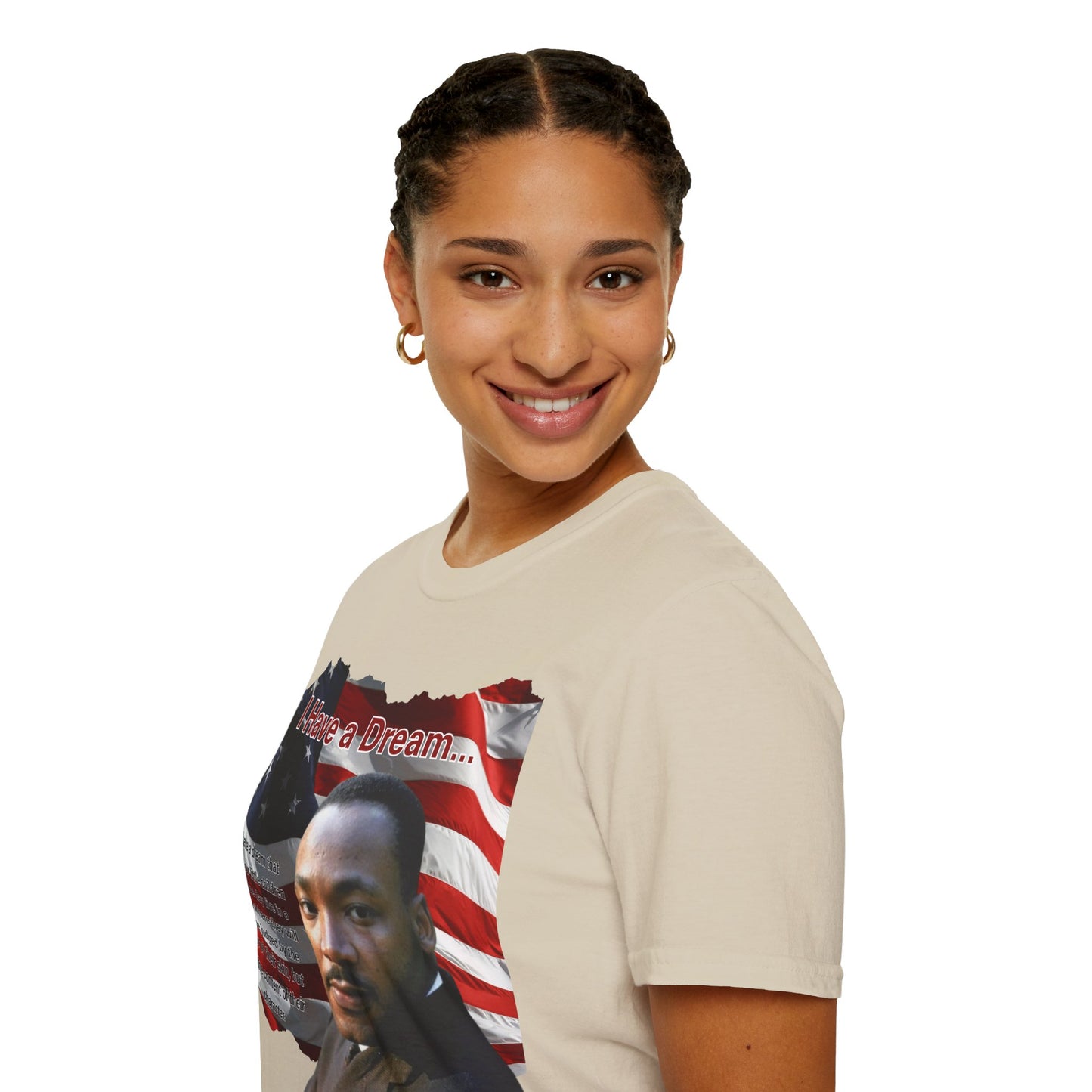 "I Have a Dream" MLKJr Light colors Unisex T-Shirt by theGreenDragonTavern.shop