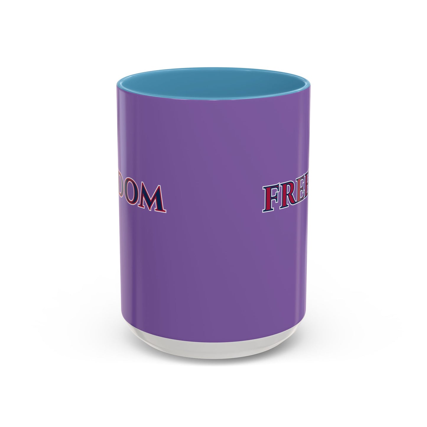 Freedom, Light Purple Accent Mug by theGreenDragonTavern.shop
