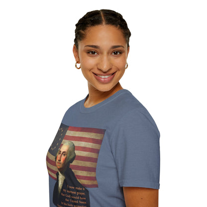 Washington's Earnest Prayer Dark colors Unisex T-Shirt by theGreenDragonTavern.shop