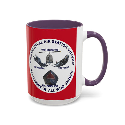 DNASM 2-sided, Founding & Student Art w/WhiteBG Red Accent Mug by theGreenDragonTavern.shop