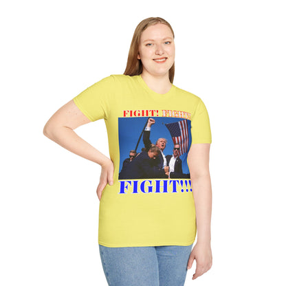 FIGHT! FIGHT!! FIGHT!!! Light colors Unisex T-Shirt by theGreenDragonTavern.shop