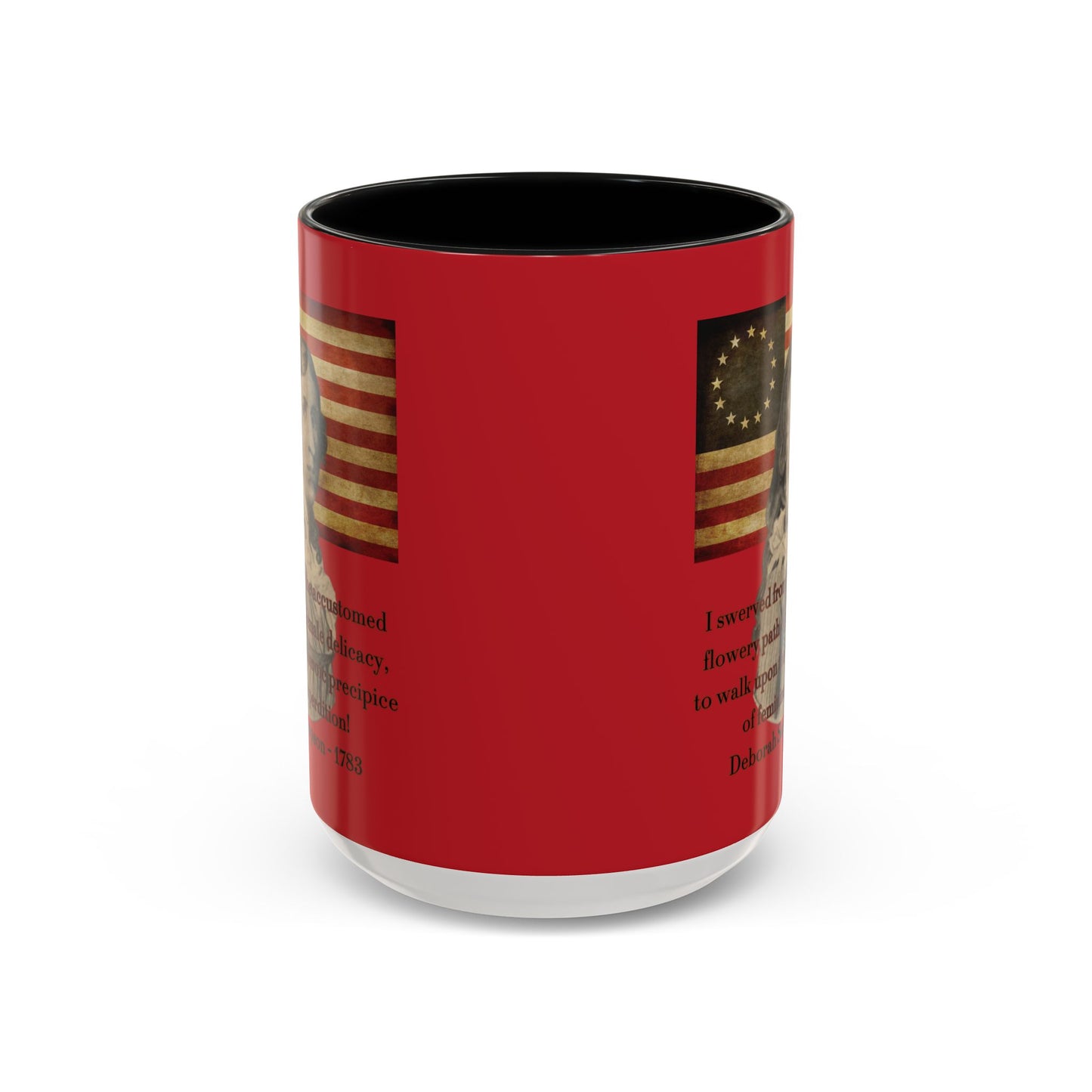 Deborah Sampson, America's Mulan Red Accent Mug by theGreenDragonTavern.shop