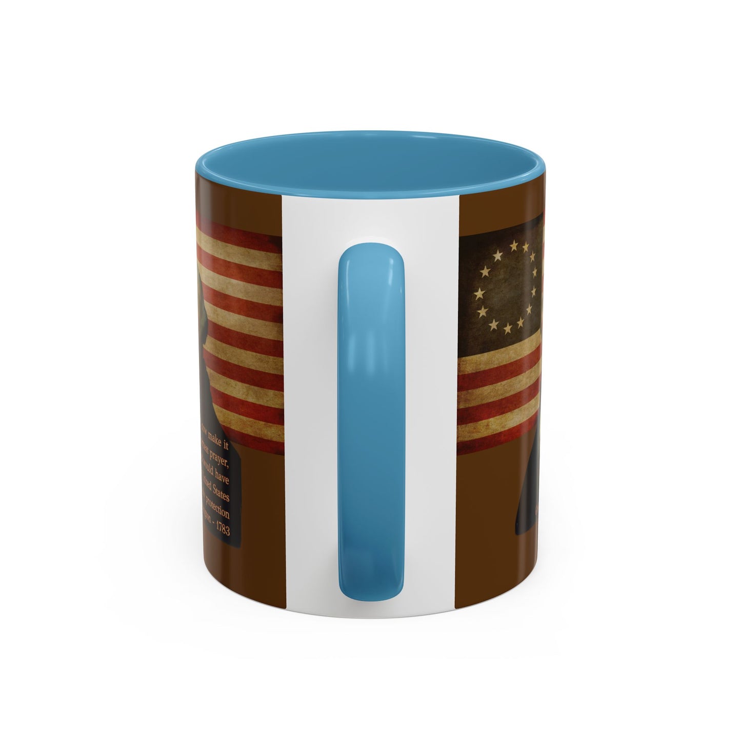 Washington's Earnest Prayer Brown Accent Mug by theGreenDragonTavern.shop