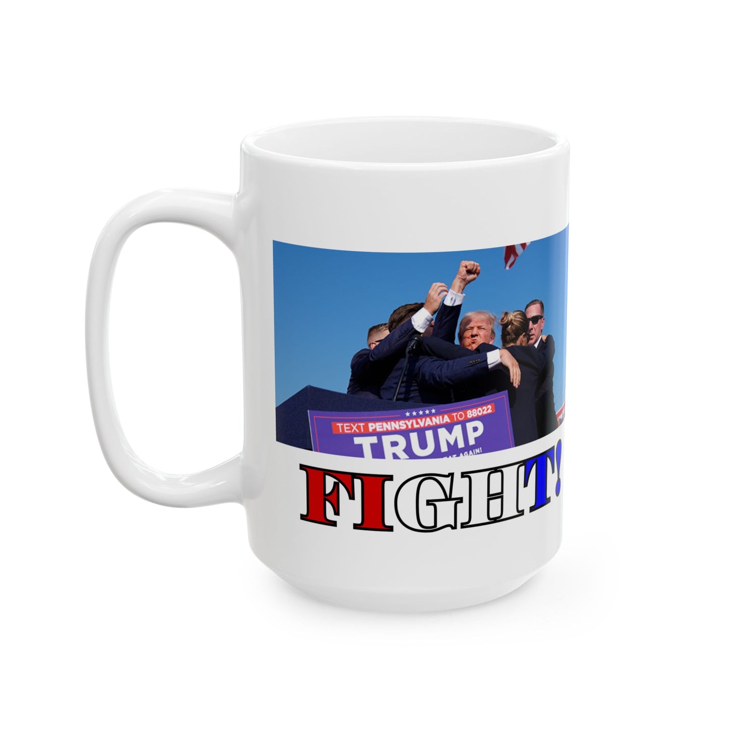 Fight! White Mug by theGreenDragonTavern.shop