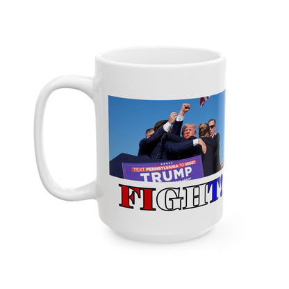 Fight! White Mug by theGreenDragonTavern.shop