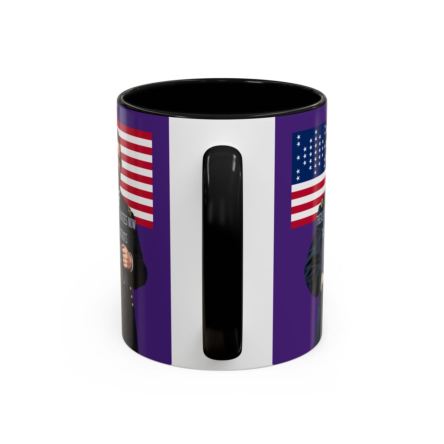 "Traitors and Patriots" Ulysses Grant Dark Purple Accent Mug by theGreenDragonTavern.shop