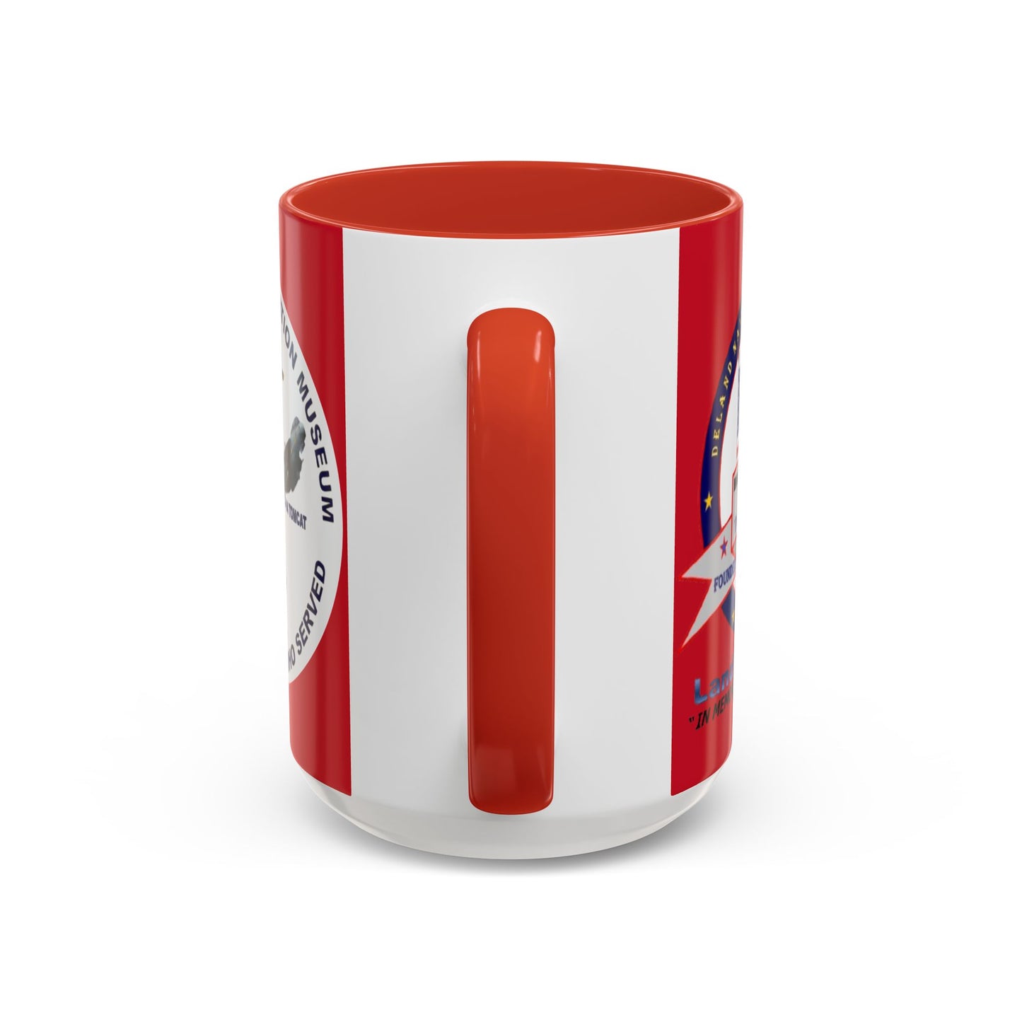 DNASM 2-sided, Founding & Student Art w/WhiteBG Red Accent Mug by theGreenDragonTavern.shop