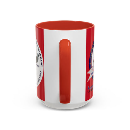 DNASM 2-sided, Founding & Student Art w/WhiteBG Red Accent Mug by theGreenDragonTavern.shop