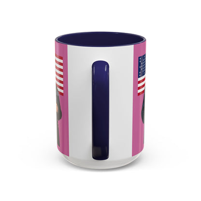 "Traitors and Patriots" Ulysses Grant Pink Accent Mug by theGreenDragonTavern.shop