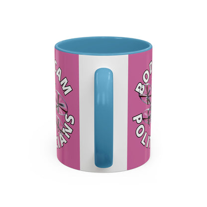 Bodycam the Politicians Drone Pink Accent Mug by theGreenDragonTavern.shop