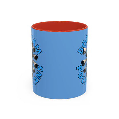 Bodycam the Politicians Cameras Blue Accent Mug by theGreenDragonTavern.shop