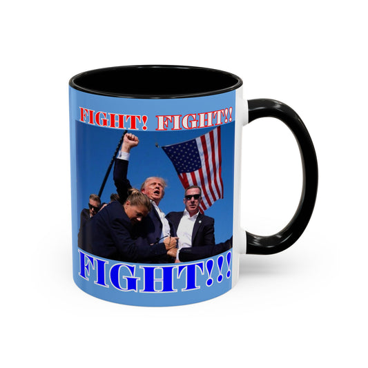 FIGHT! FIGHT!! FIGHT!!! Accent Mug by theGreenDragonTavern.shop